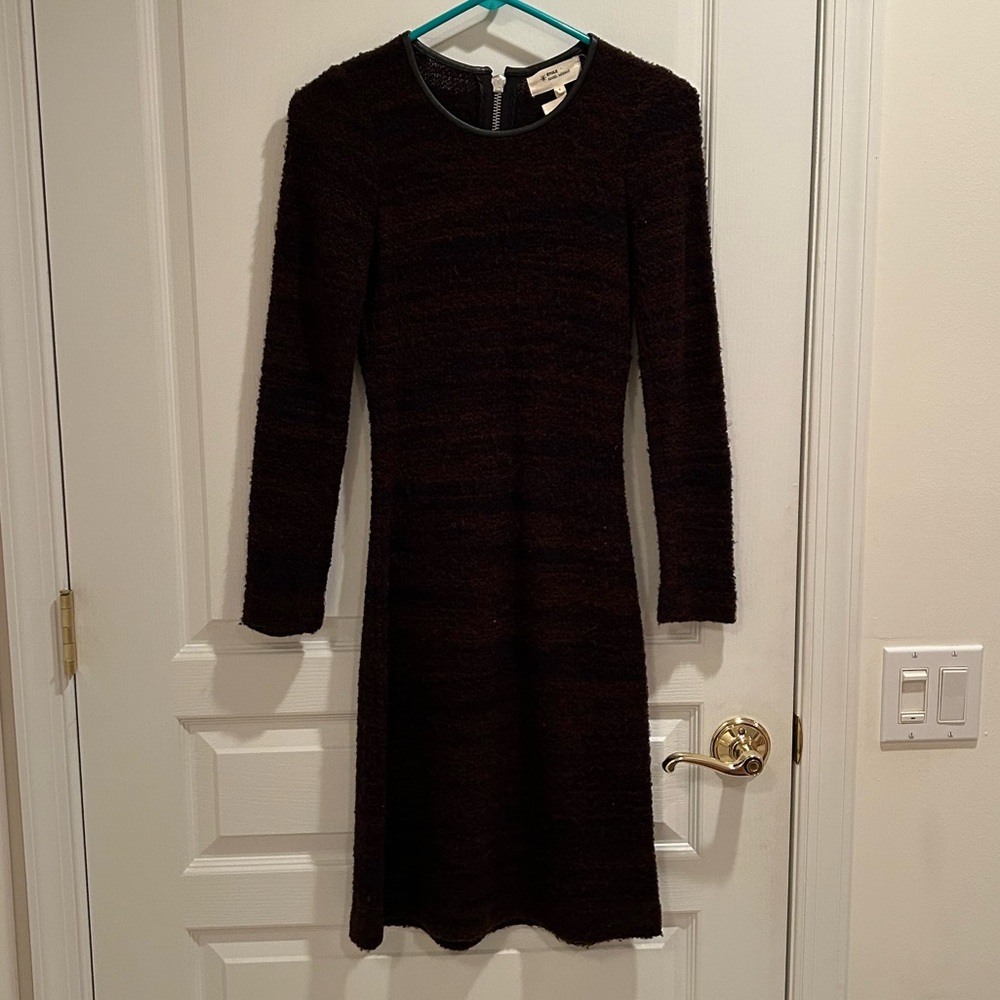 Isabel Marant Espresso Long Sleeve Dress